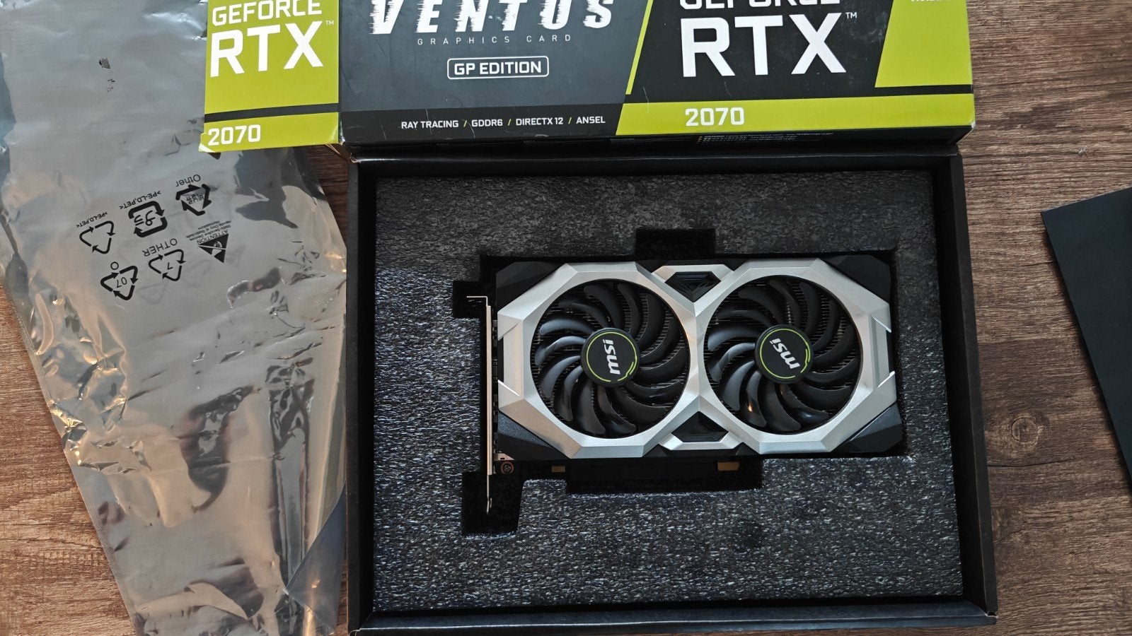 MSI GeForce RTX 2070 Ventus GP Edition Videokaart 8GB VRAM, Computers en Software, Videokaarten, Zo goed als nieuw, Nvidia, PCI-Express 3.0