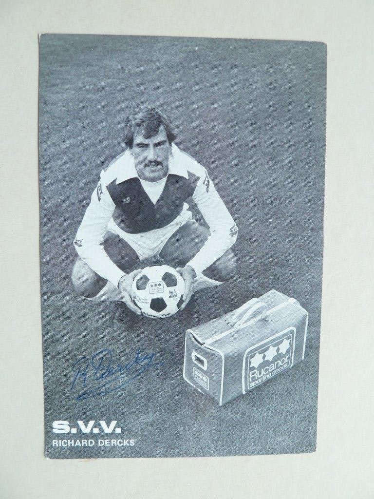 Spelerskaart. Richard.Dercks SVV 1980/1981, Ophalen of Verzenden, Gebruikt, Overige binnenlandse clubs, Spelerskaart