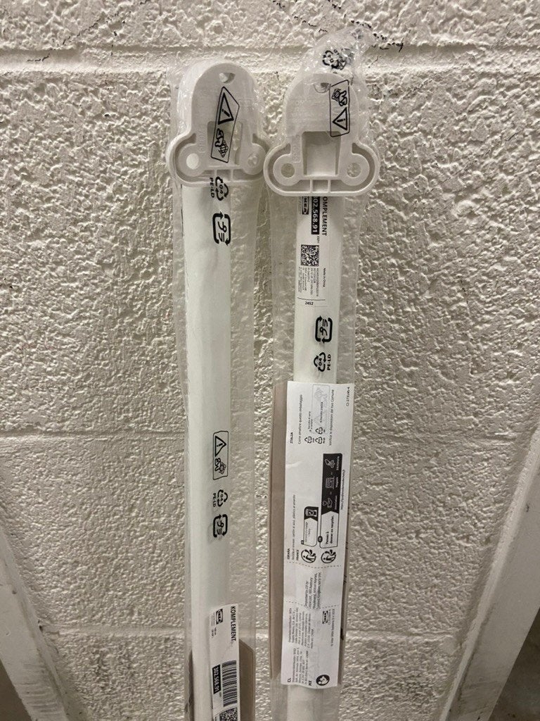 1 nieuw IKEA PAX KOMPLEMENT Kledingroede, wit, 100 cm, Ophalen, 100 tot 150 cm, Nieuw, Minder dan 25 cm