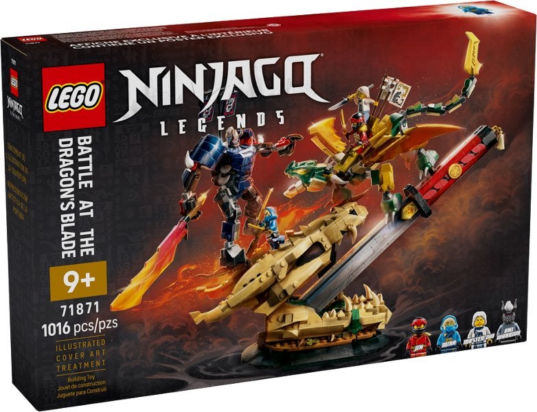 Lego Ninjago 71871 Strijd bij het Drakenzwaard, Lego, Nieuw, Ophalen of Verzenden, Compleet