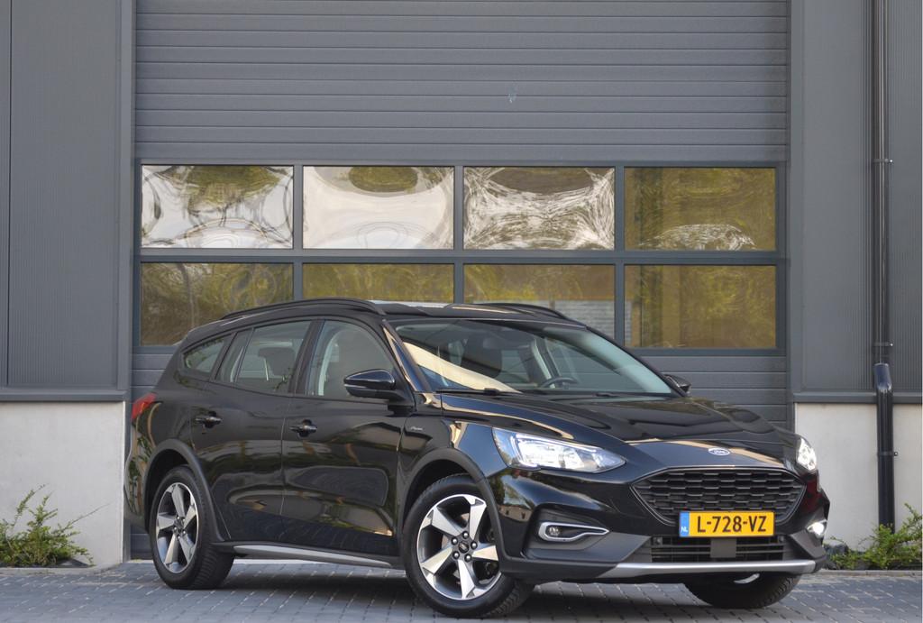 Ford FOCUS Wagon 1.0 EcoBoost Active Business Stoel/stuur ve, Euro 6, 1283 kg, Zwart, Stationwagon