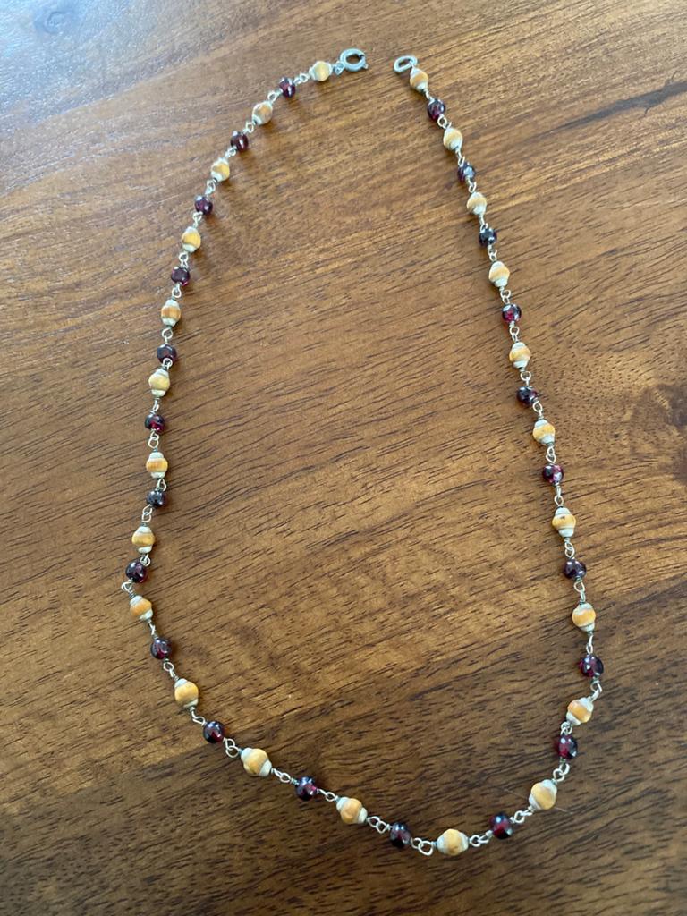Tulasi ketting, Ophalen of Verzenden, Nieuw, Zilver, Overige materialen