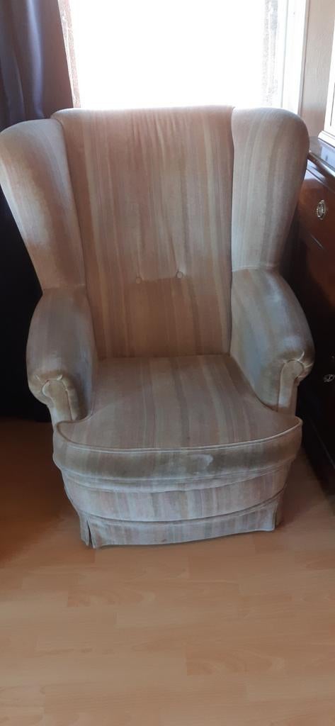 2 heerlijk zittende fauteuils met gebruiksschade, Ophalen, Gebruikt, Stof