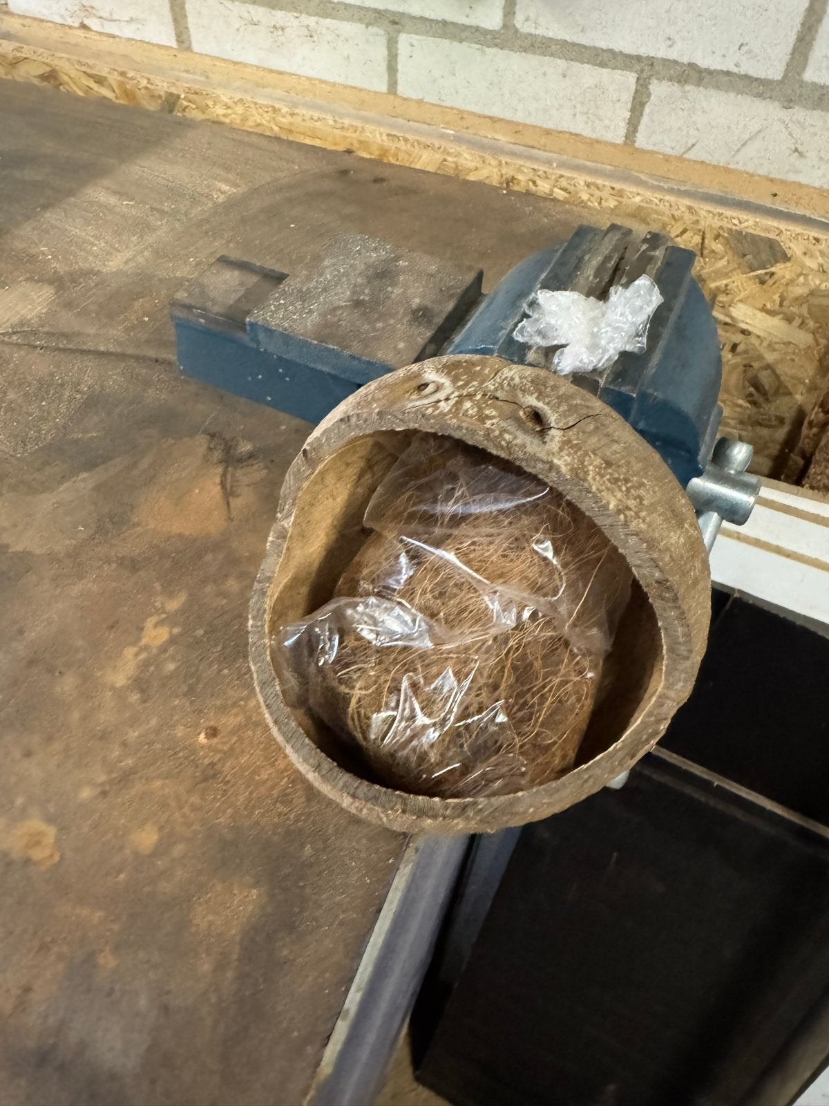 Kokosnoot leg nest, Dieren en Toebehoren, Vogels | Hokken en Kooien, Ophalen of Verzenden, Nieuw, Hout, Broedkooi of Kweekkooi