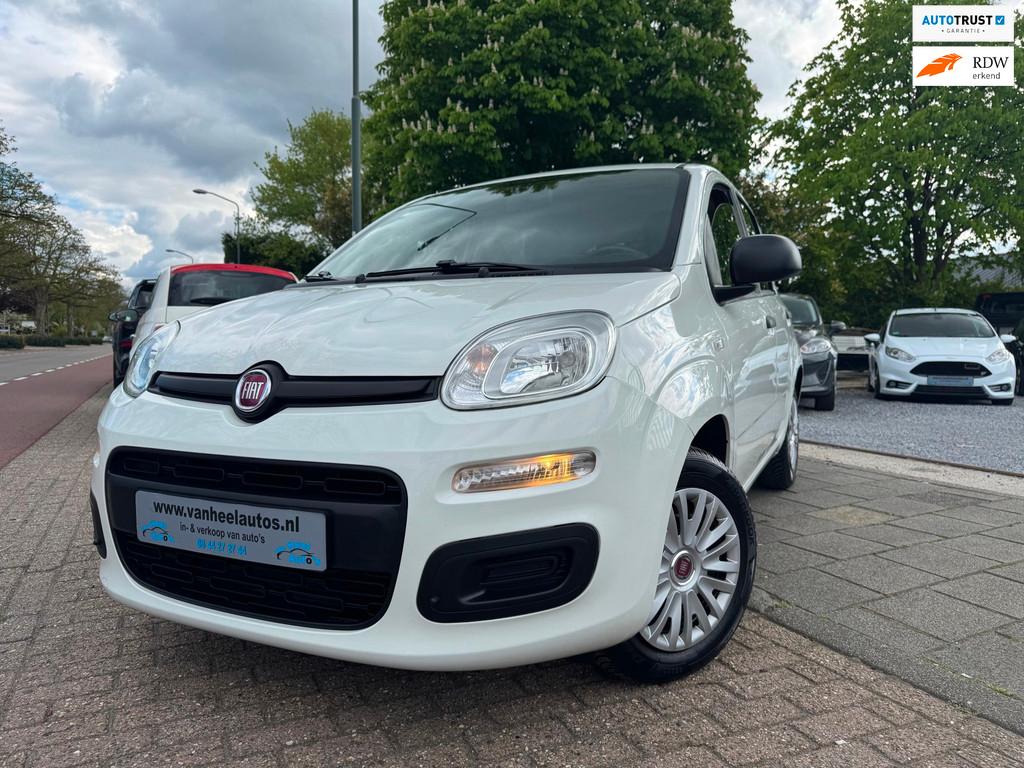 Fiat Panda 1.2 Lounge A-C Elek Pakket 4 Cilinder Nw Apk, Stof, Gebruikt, 4 stoelen, Wit