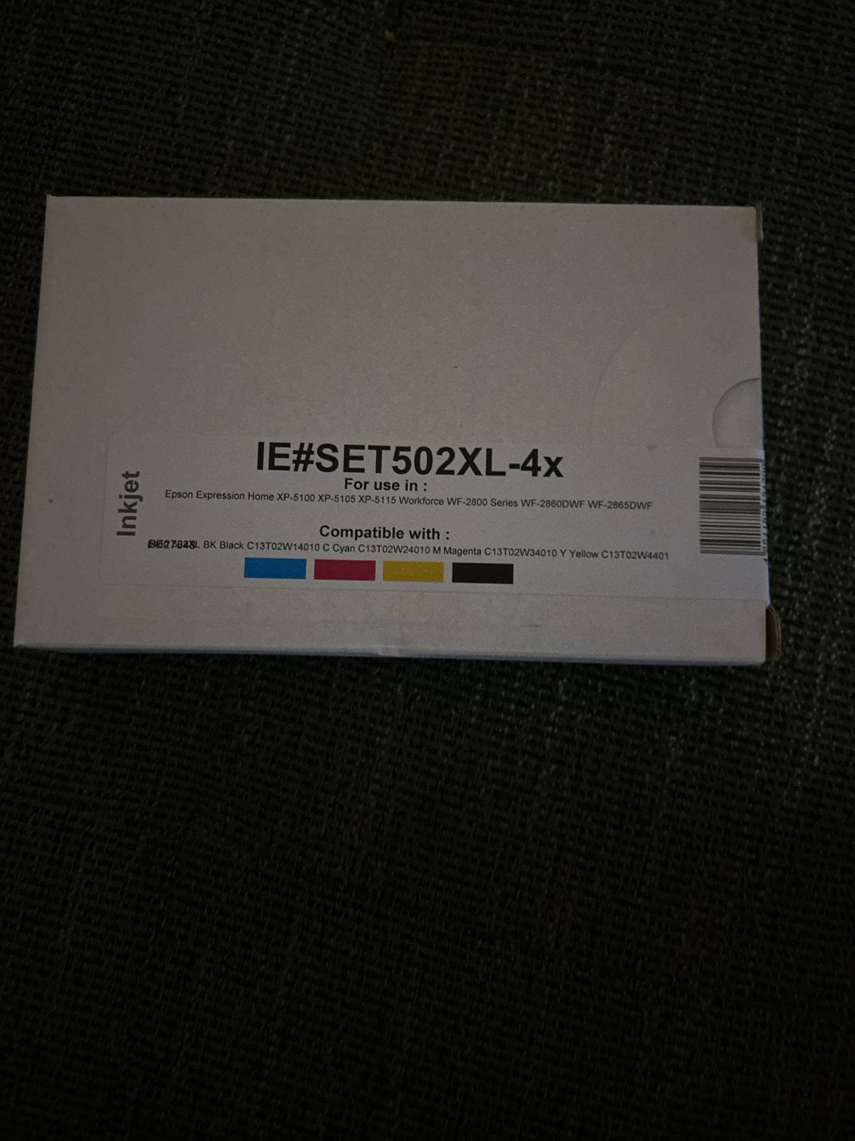 Epson 502XL Inktcartridges - Set van 4 kleuren, Ophalen of Verzenden, Nieuw, Cartridge