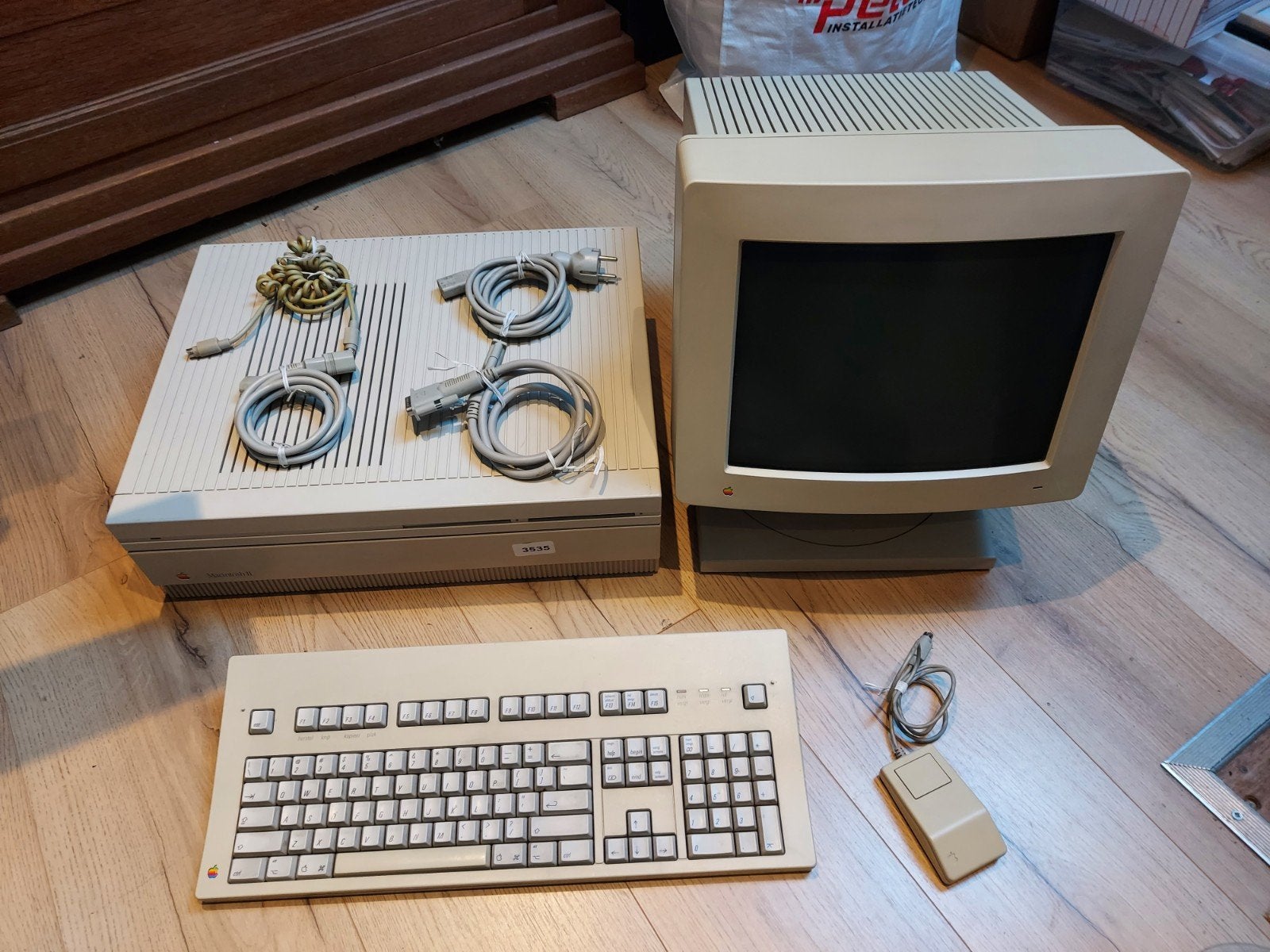 apple macintosh 2 compleet met printer, Computers en Software, Ophalen, Niet werkend, Overige modellen, Onbekend