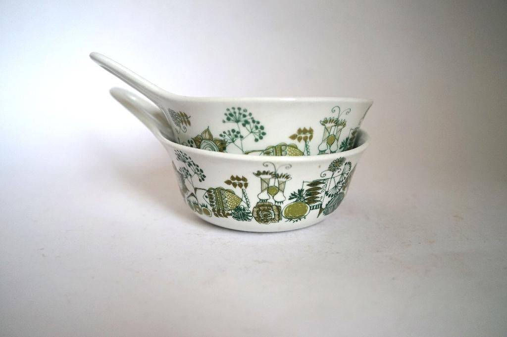 vintage 2x figgjo market norway turi-design kom soepkom, Gebruikt, Ophalen of Verzenden, Kom(men), Overige stijlen