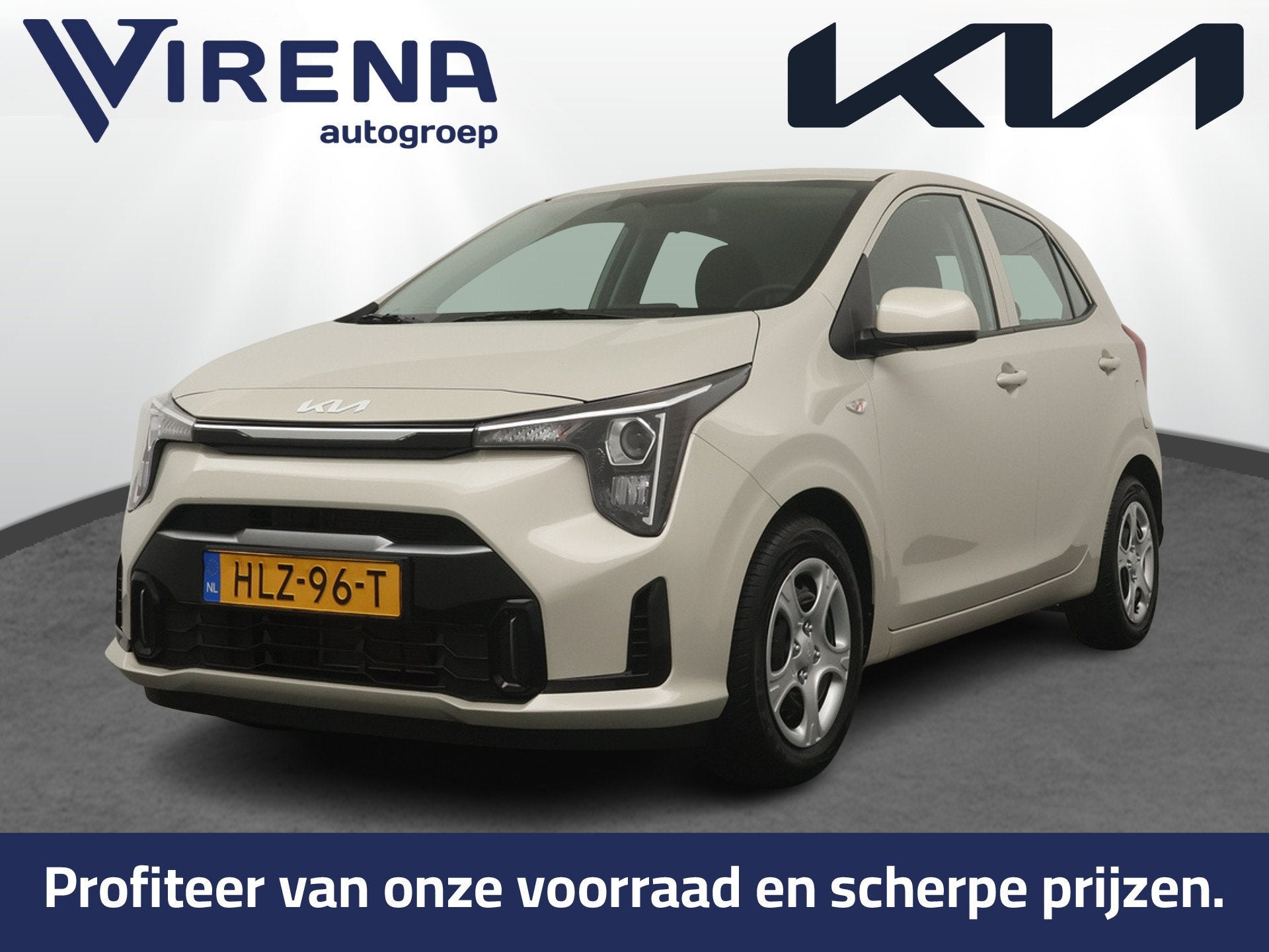 Kia Picanto 1.0 DPI DynamicLine - Achteruitrijcamera - Cruis, Auto's, Voorwielaandrijving, Stof, 4 stoelen, Handgeschakeld