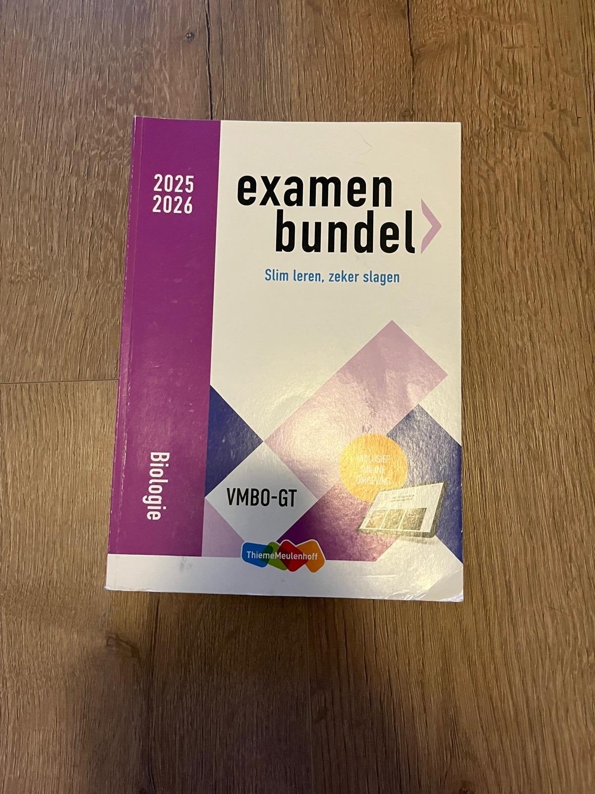Examenbundel Biologie VMBO-GT 2025/2026, Boeken, Ophalen, Zo goed als nieuw, VMBO, Biologie
