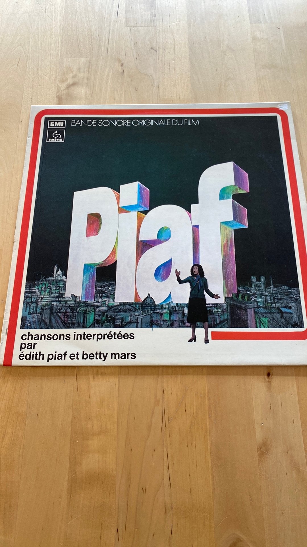 Vinyl lp soundtrack Edith Piaf, Ophalen of Verzenden, Gebruikt, 12 inch
