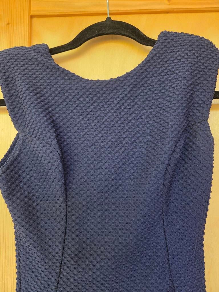 Club L London Getextureerde Jurk Maat M, Maat 38/40 (M), Blauw, Club L London, Ophalen of Verzenden