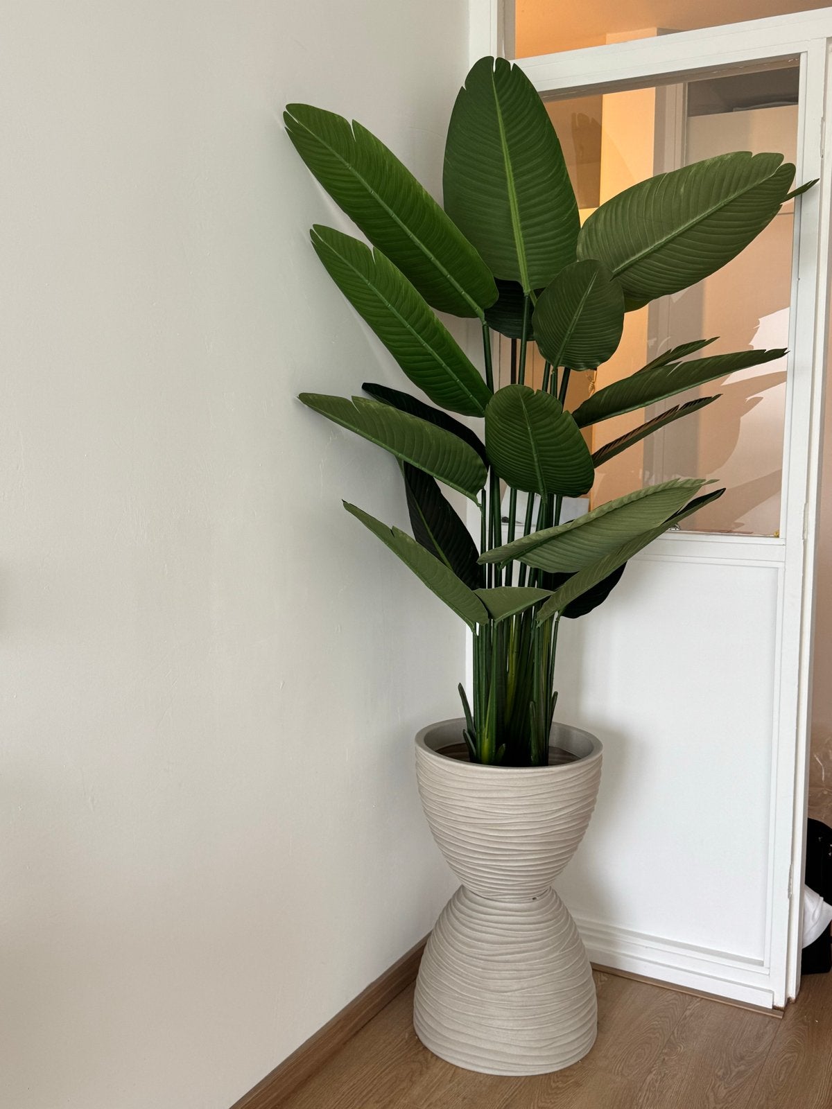 Grote Strelitzia Kunstplant ZONDER POT, Huis en Inrichting, Ophalen, Overige soorten, Halfschaduw, In pot