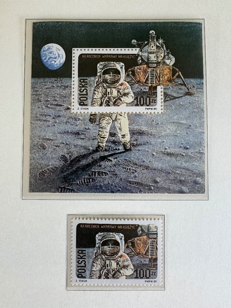 Postzegels ruimtevaart Polen, Ophalen of Verzenden, Postfris, Overige thema's