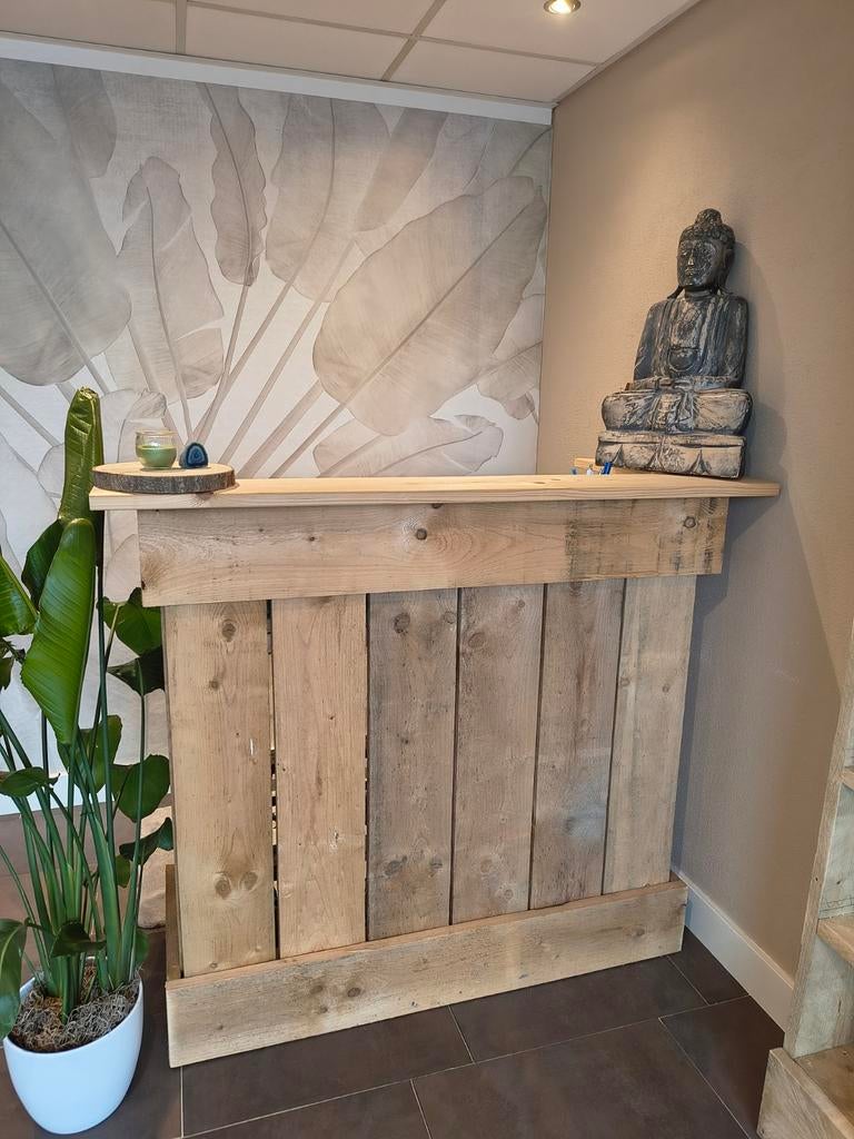 Steigerhouten balie, Ophalen, 25 tot 50 cm, 50 tot 100 cm