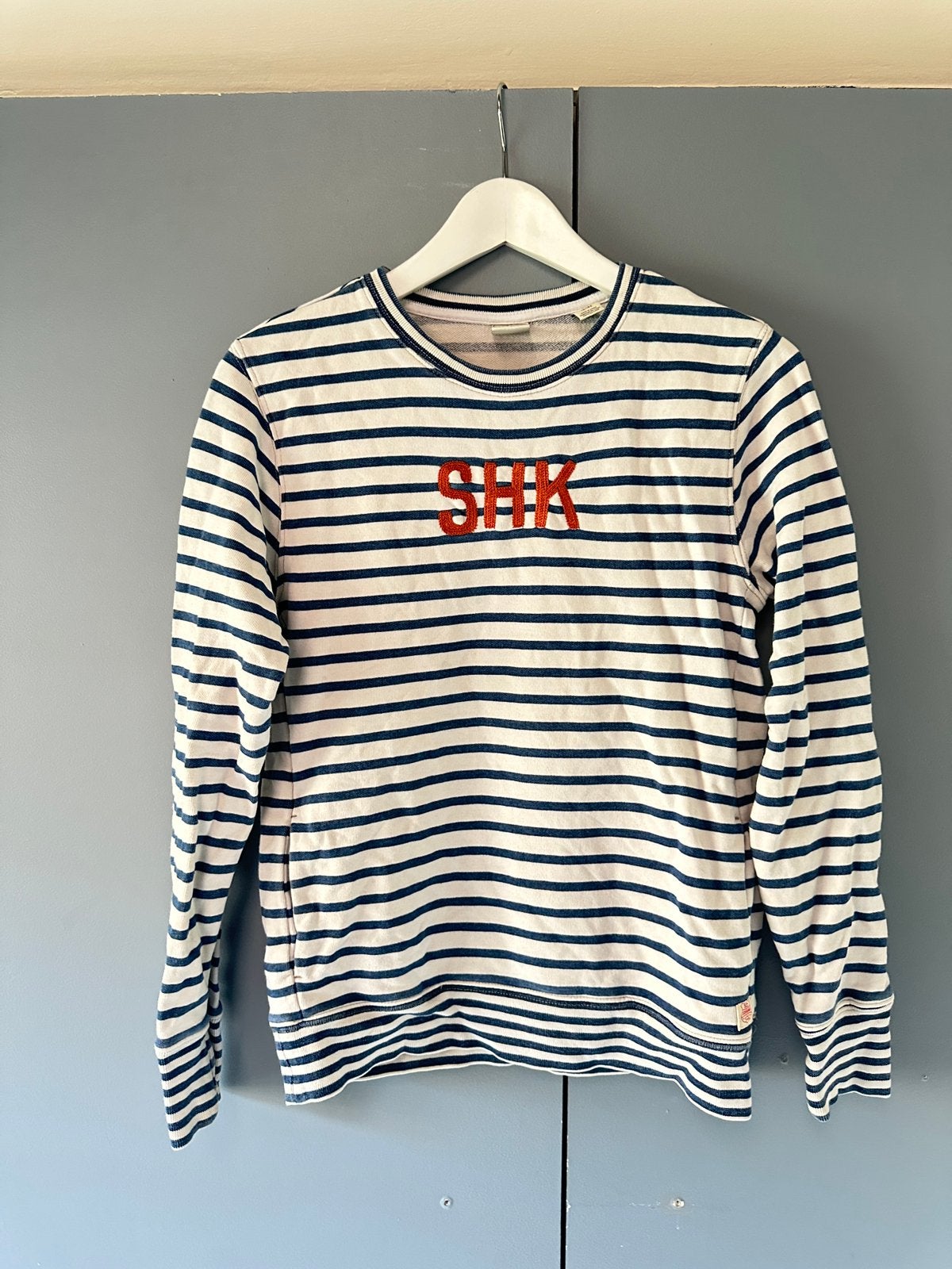Scotch & Soda Gestreepte Sweater/ longsleeve  Maat 12 / 152, Ophalen of Verzenden, Zo goed als nieuw, Jongen, Trui of Vest