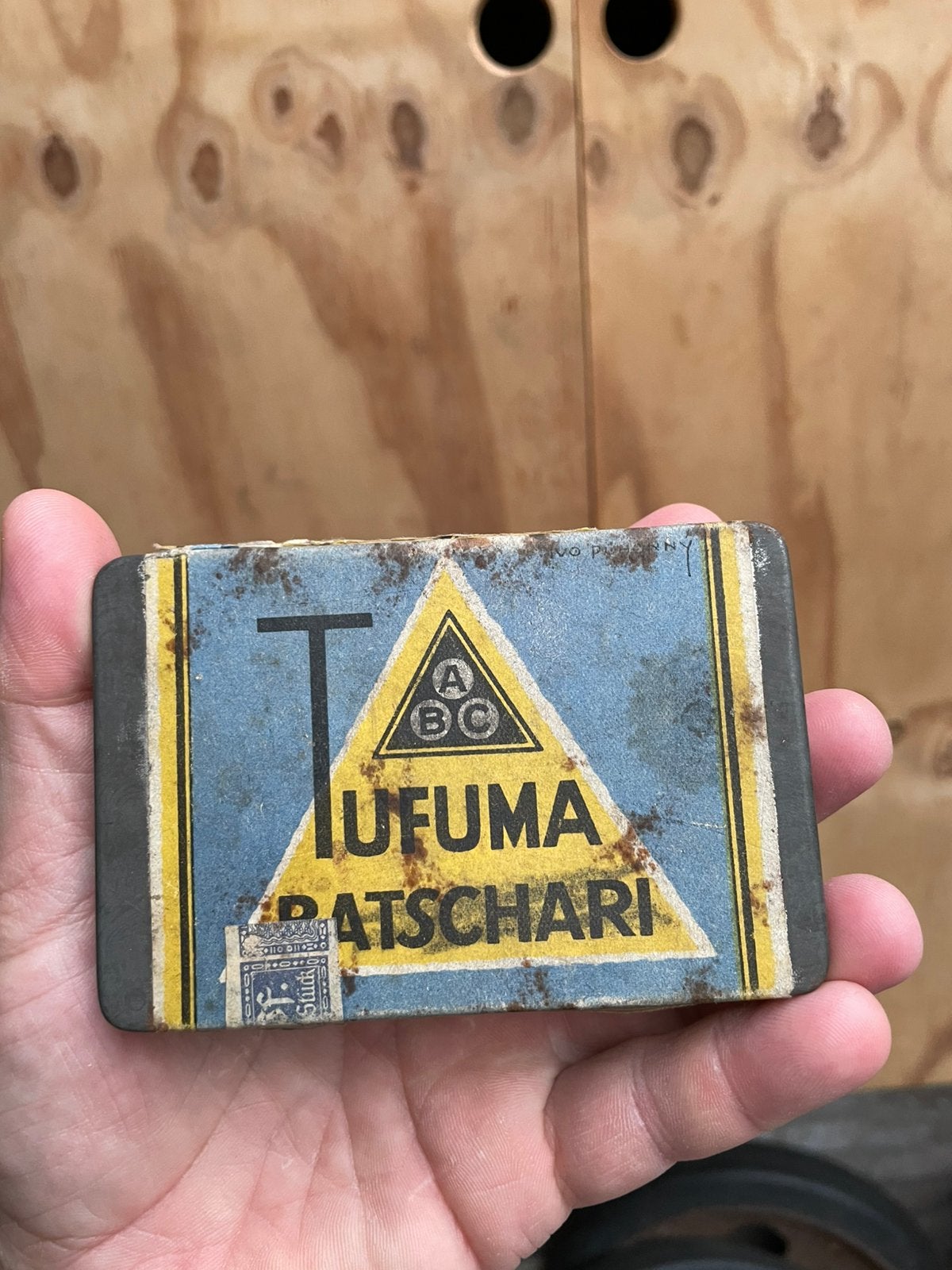 Batschari tufuma sigaretten blikje, Ophalen of Verzenden, Overige