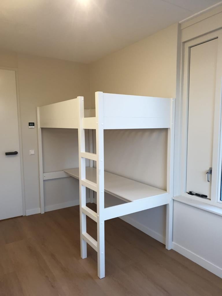 Hoogslaper NOUS Kids, incl. Bureau, matras en topper, Ophalen, Gebruikt, Eenpersoons, 200 cm