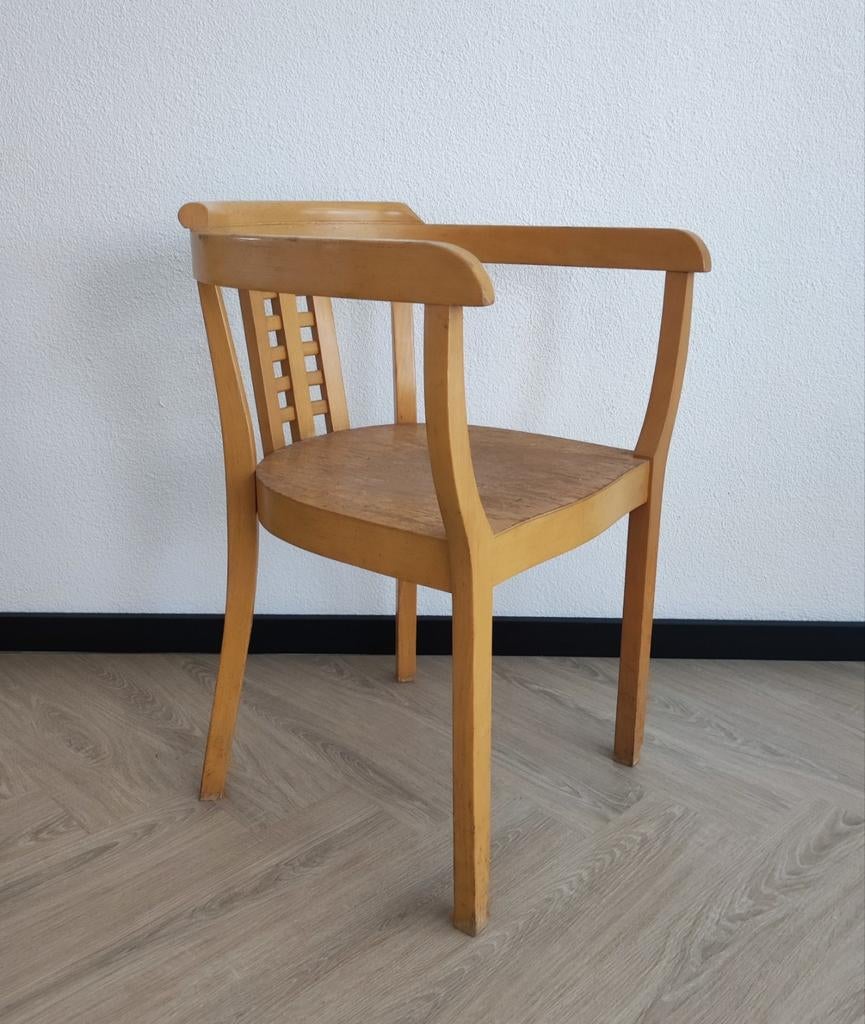 Solide beuken houten stoelen, stijl Thonet, ook voor buiten, Ophalen of Verzenden, Gebruikt, 75 m² of meer, Parket
