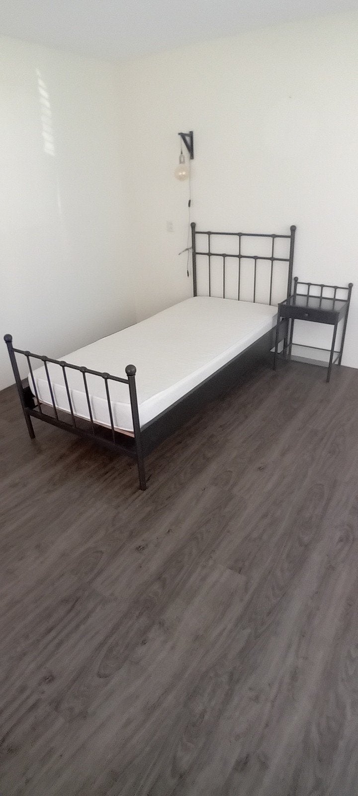 1 persoons bed, Ophalen, 90 cm, Eenpersoons, Zwart