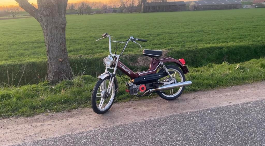 Puch Maxi S - Geel Kenteken - Kickstart 65cc Polini, Fietsen en Brommers, Brommers | Puch, Zo goed als nieuw, Maxi, Maximaal 45 km/u
