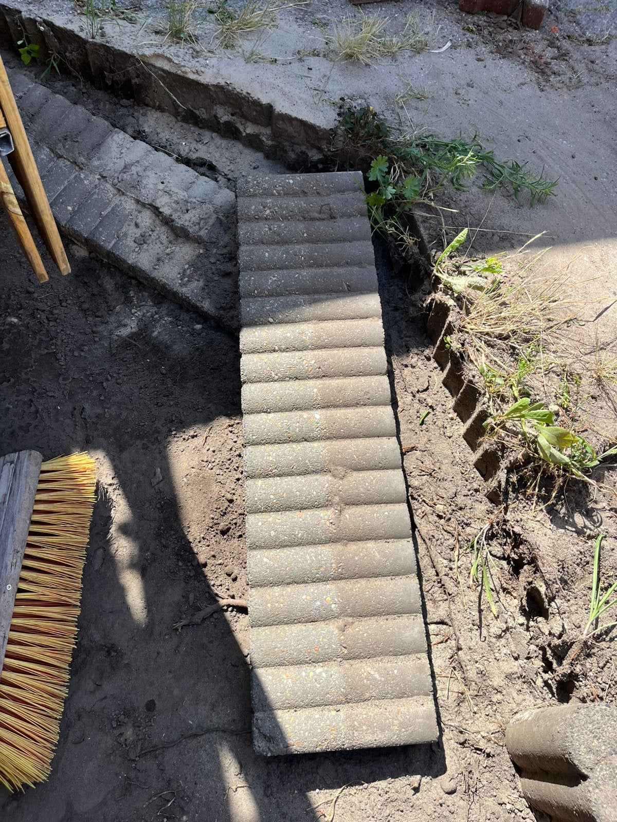 Opsluitband, pallisadeband, Tuin en Terras, Ophalen, Gebruikt, Border, Beton