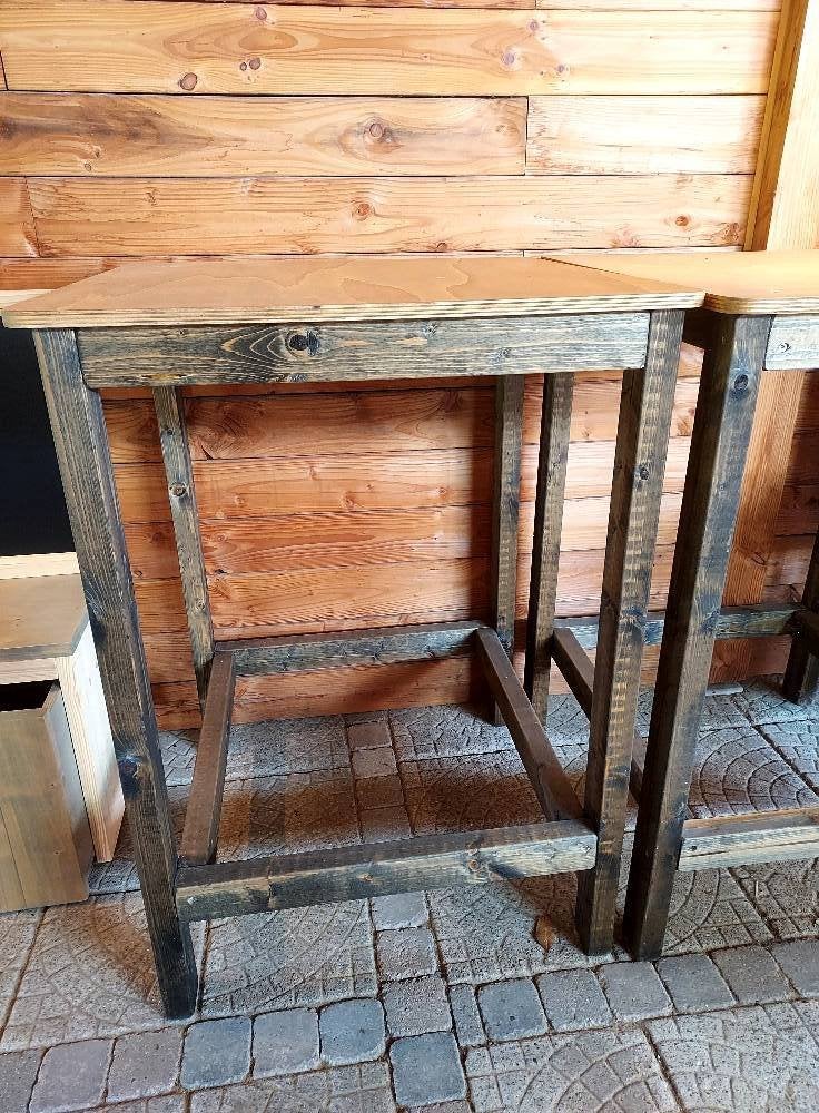 Houten statafel van steigerhout (showroommodel), Ophalen of Verzenden, Zo goed als nieuw