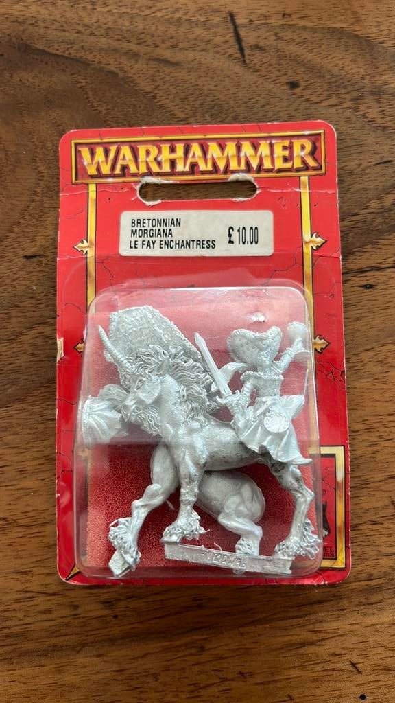 Bretonnian Morgiana le Fay Enchantress Warhammer, Ophalen of Verzenden, Zo goed als nieuw, Warhammer, Figuurtje(s)