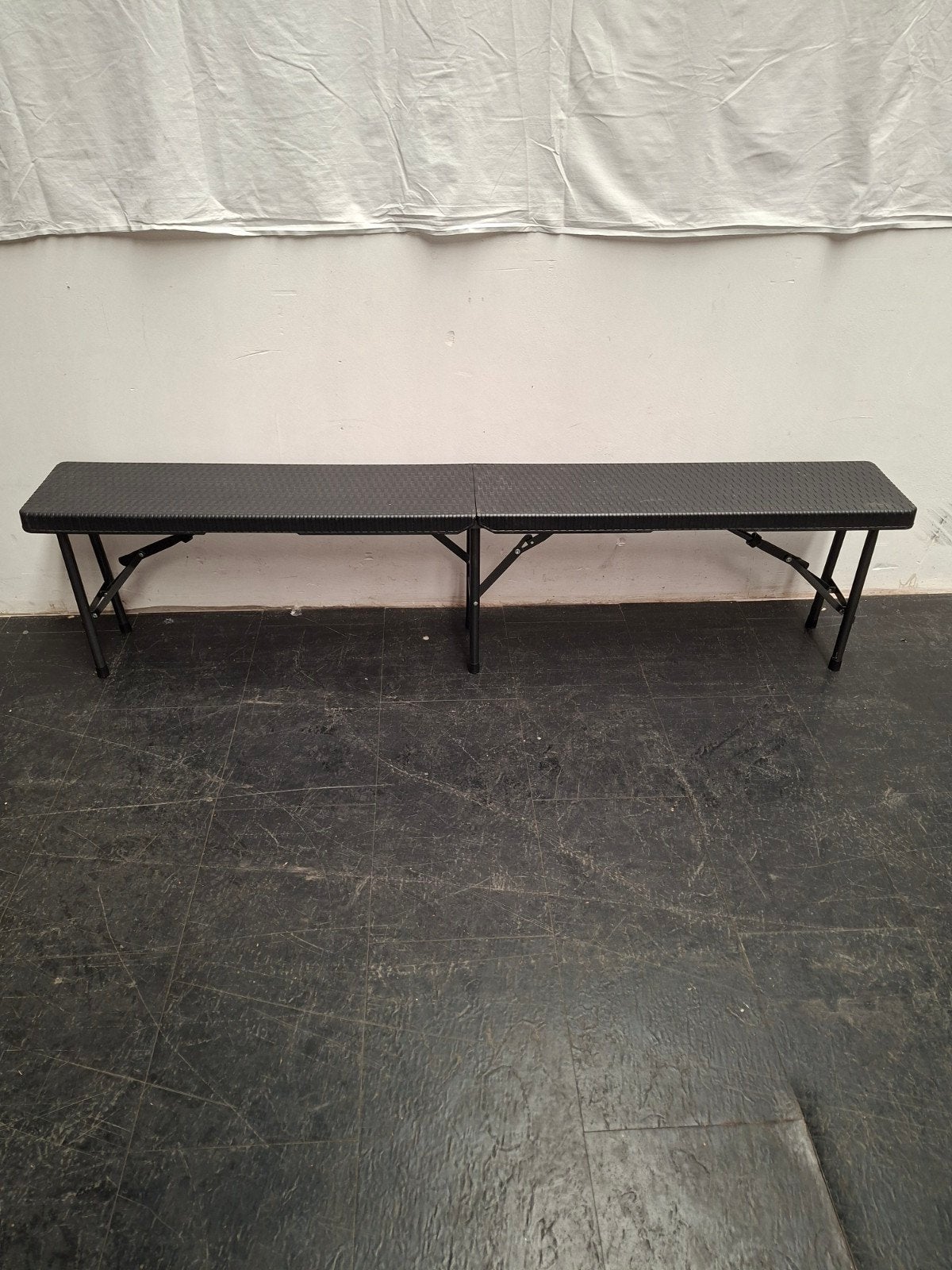 Bankje opvouwbaar 2 stuks 180 cm, Ophalen, Zo goed als nieuw, Overige