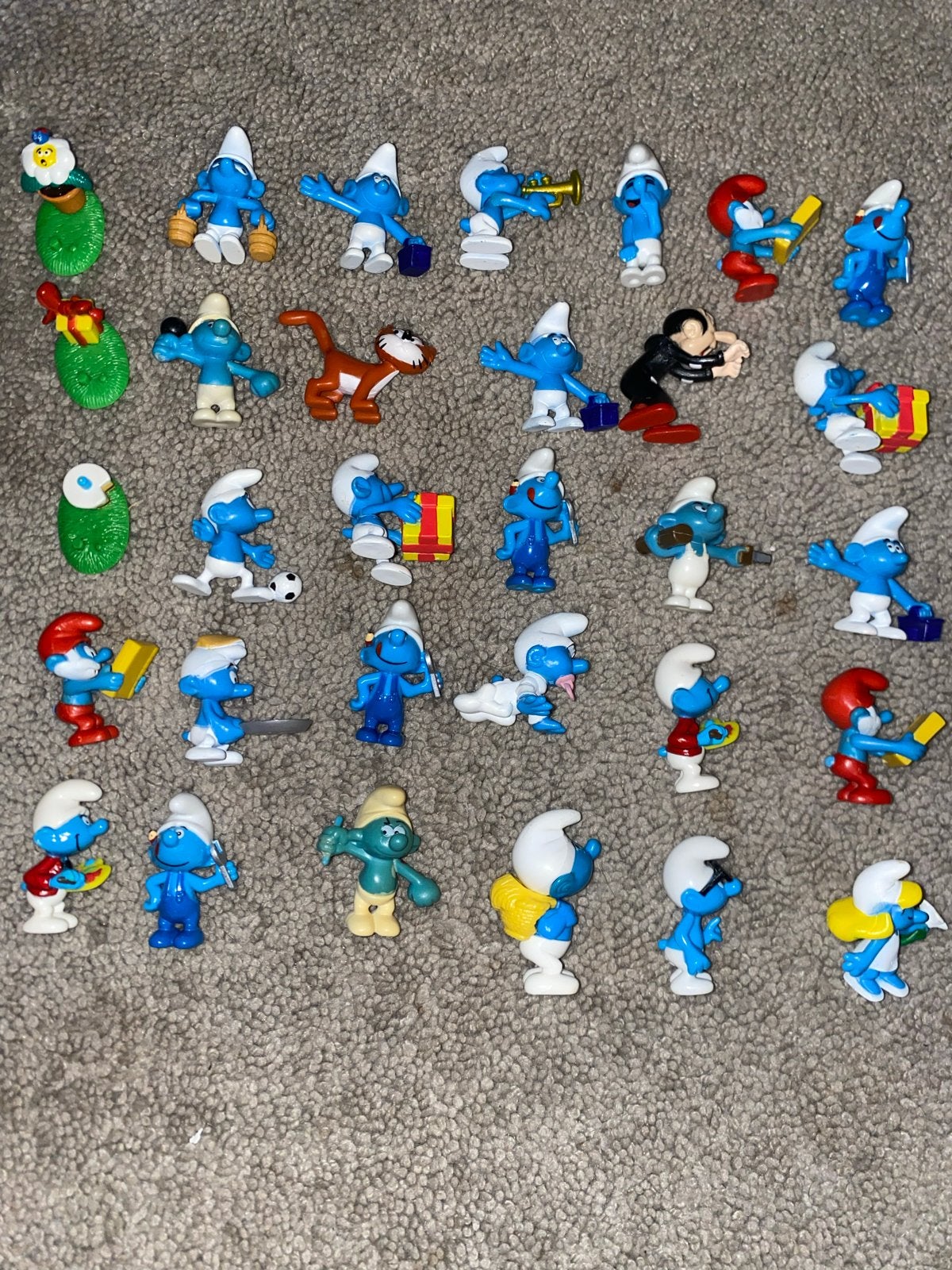 Grote collectie Smurfen beeldjes - albert heijn, Verzamelen, Ophalen, Gebruikt