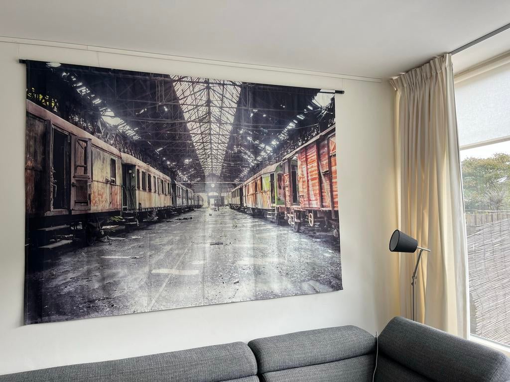 Urban Wandkleed - 140x190 cm 100% Katoen, Huis en Inrichting, Woonaccessoires | Wanddecoraties, Gebruikt, Industrieel, Ophalen of Verzenden
