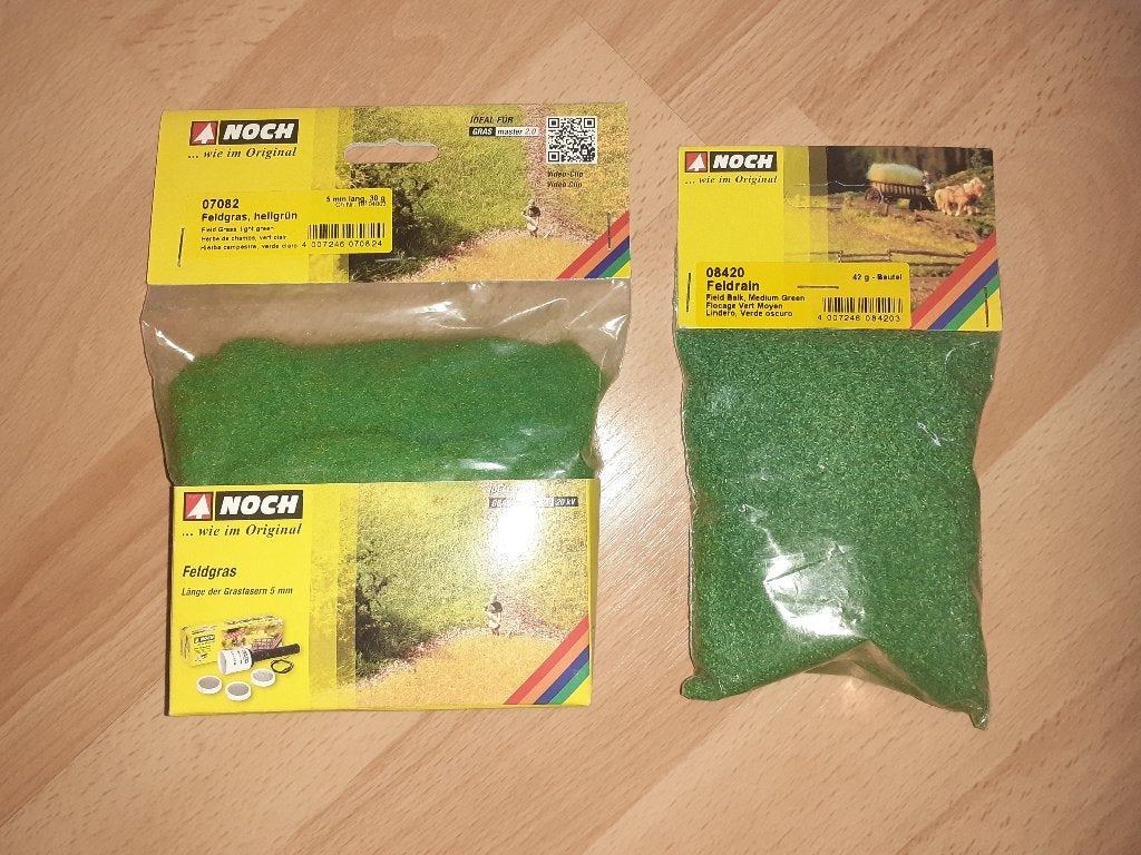 Zakjes gras voor landschappen en diorama's (britains - siku), Ophalen of Verzenden, Nieuw, 1:50 of kleiner