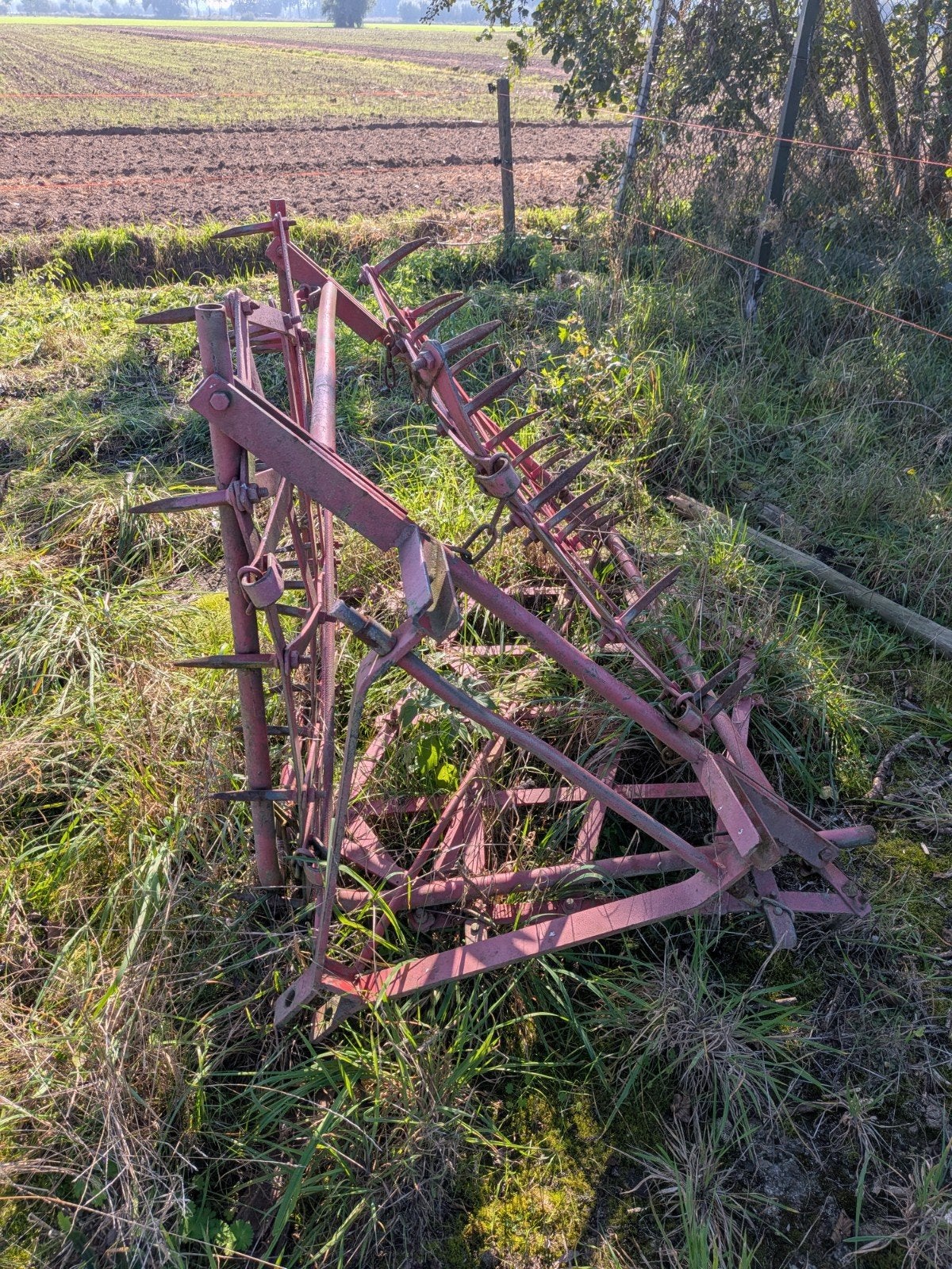 agrarische landbouw machine, Ophalen, Gebruikt