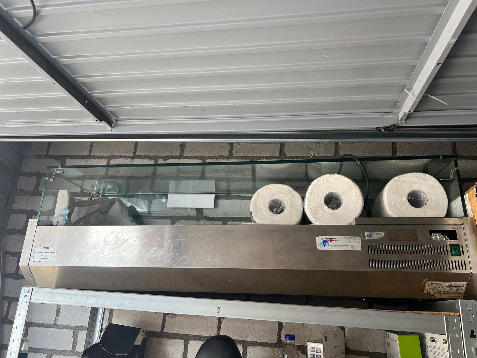 Saladette koelvitrine 140 cm, Ophalen