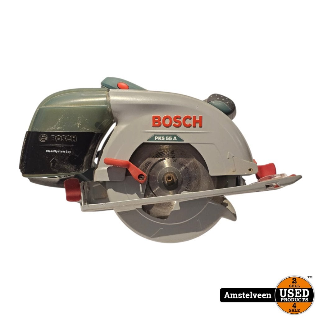 Bosch PKS 55 A Handcirkelzaag 1200W | Nette Staat, Bosch, Gebruikt, Support@bosch.com, Robert Bosch GmbH
Robert-Bosch-Platz 1
70839 Gerlingen-SchillerhÃ¶he
Germany