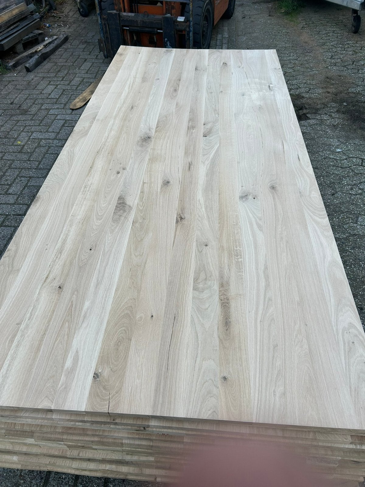 Eiken paneel. Te koop. 180 en 280x122x2 cm, Nieuw, Ophalen of Verzenden, Info@richwoods.nl, Richwoods