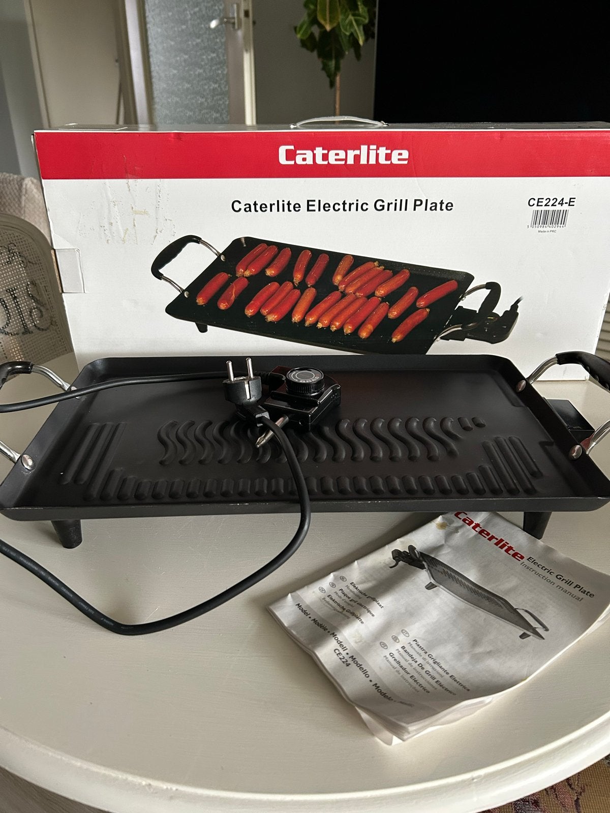 Elektrische Grillplaat, Ophalen of Verzenden, Zo goed als nieuw, Tafelgrill