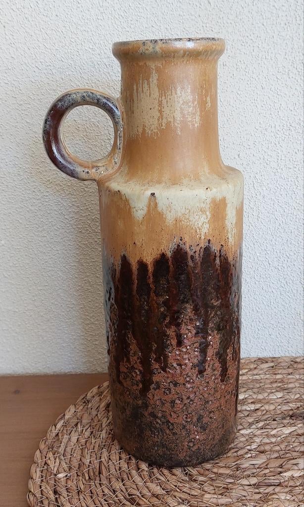 West Germany keramiek " fat lava" vaas jaren '70, Ophalen of Verzenden