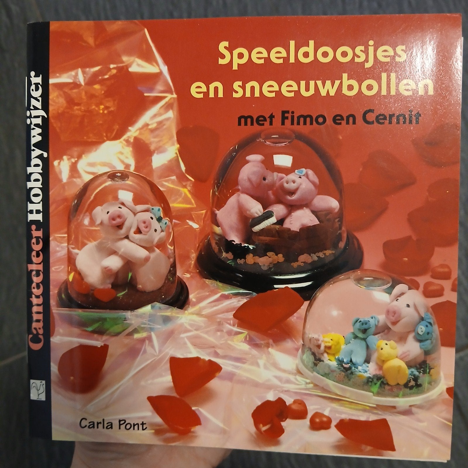 C. Pont - Speeldoosjes en sneeuwbollen met Fimo en Cernit, Ophalen, Zo goed als nieuw, C. Pont, Kleien en Boetseren
