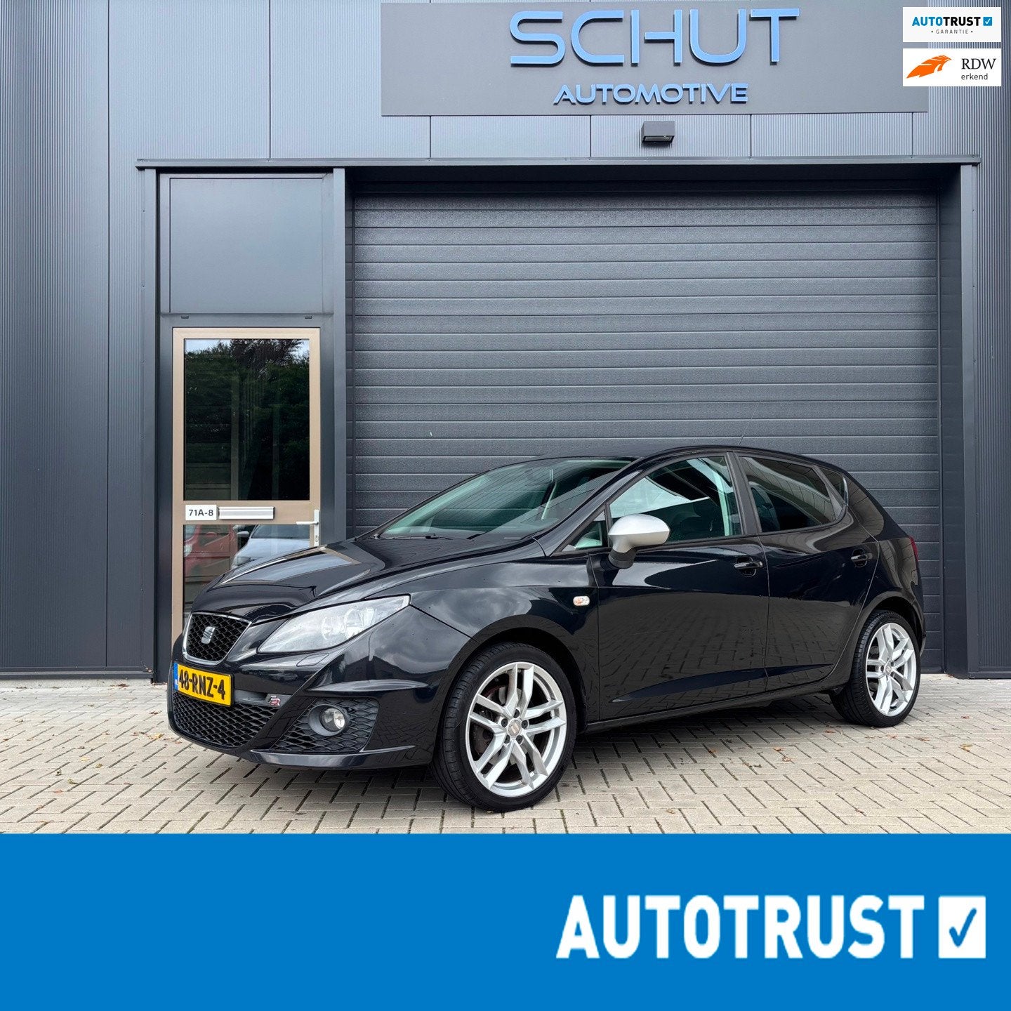 Seat Ibiza SC FR 150PK Bocanegra DSG |5DRS | LEDER | CARPLAY, Auto's, 1154 kg, Gebruikt, Zwart, 4 cilinders