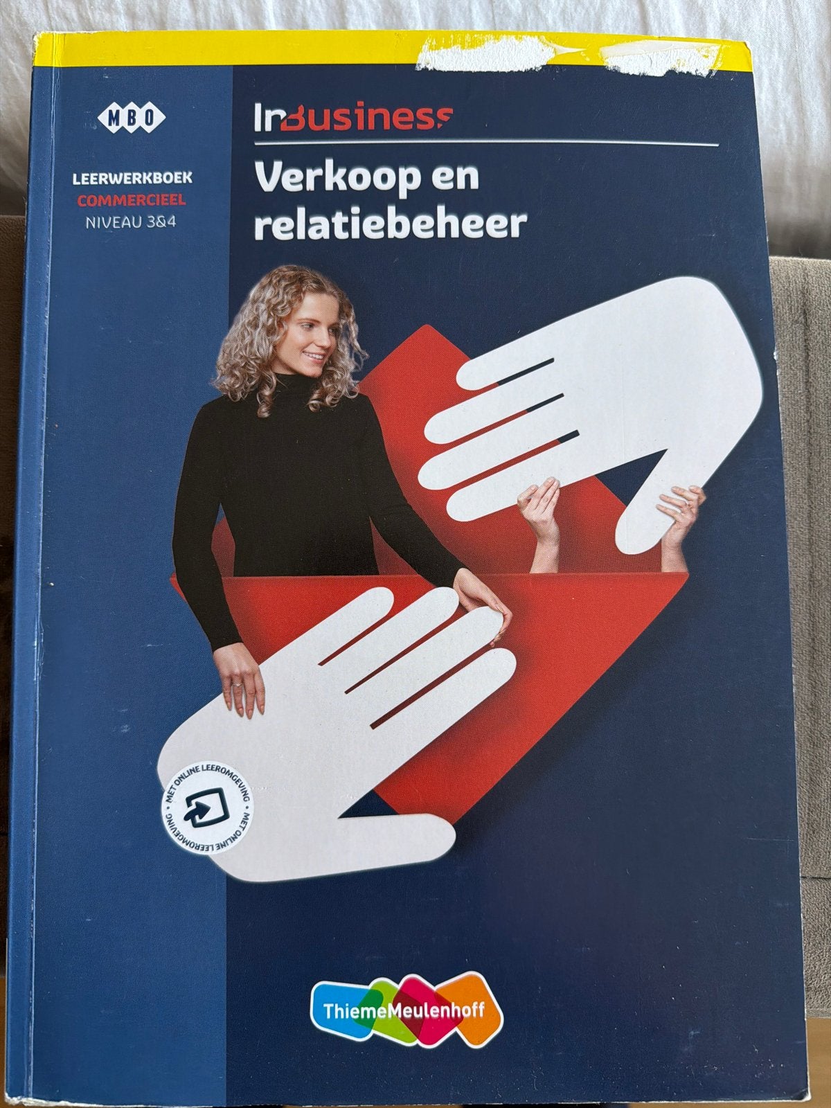 InBusiness Verkoop en relatiebeheer MBO niveau 3&4, Boeken, Ophalen, Gamma, Zo goed als nieuw, MBO