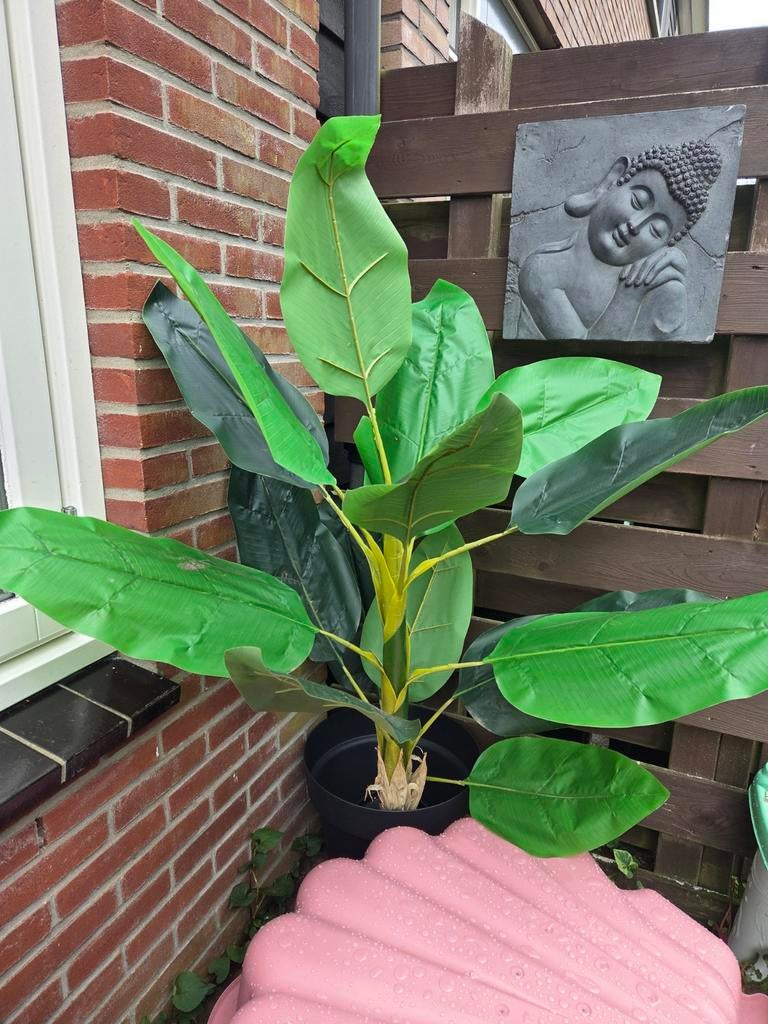 Grote Kunstplant Bananenboom - Realistisch en Onderhoudsvrij, Ophalen of Verzenden, Nieuw, Binnen