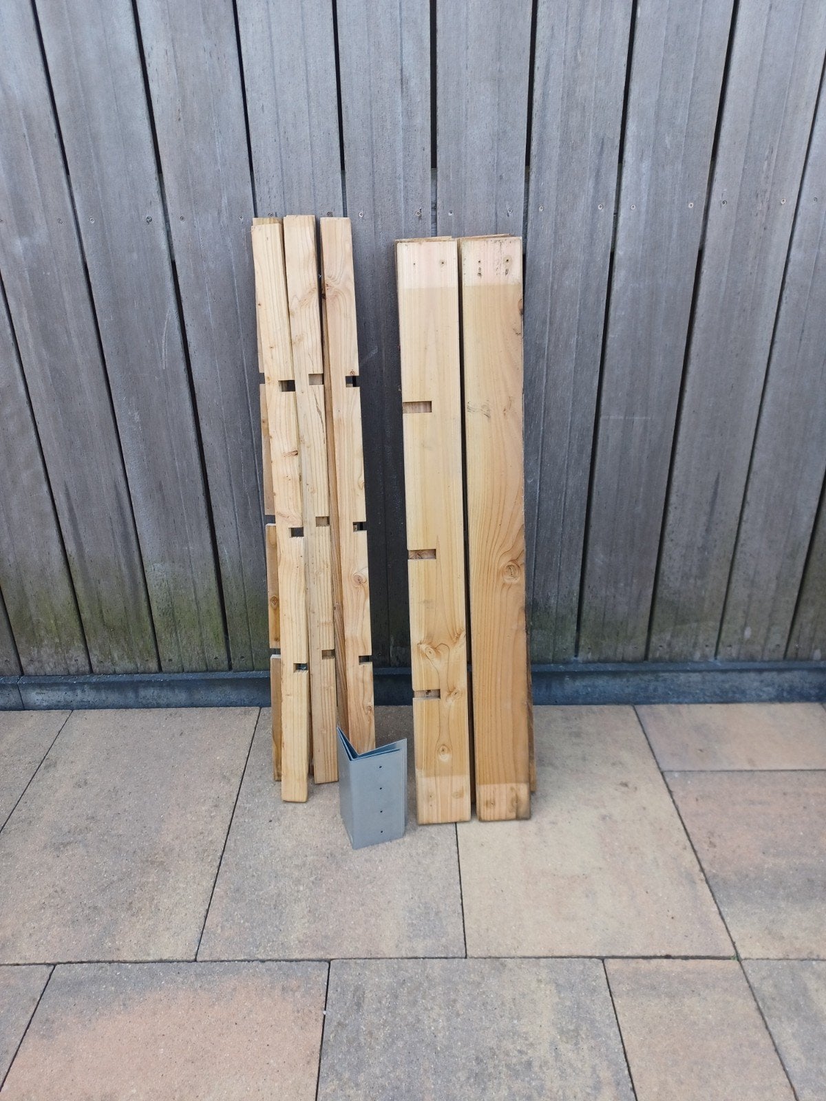 Moestuinbak vierkant van hout, Ophalen, Gebruikt, Vierkant, Balkon