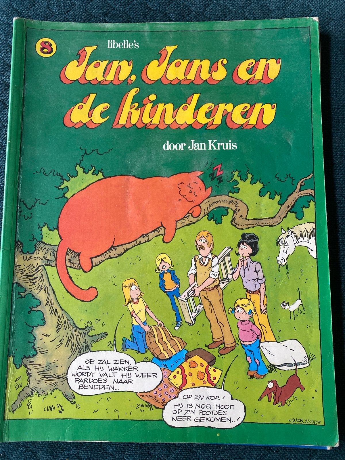 Jan, Jans en de Kinderen - Libelle's 8 door Jan Kruis, Eén stripboek, Ophalen of Verzenden, Gelezen