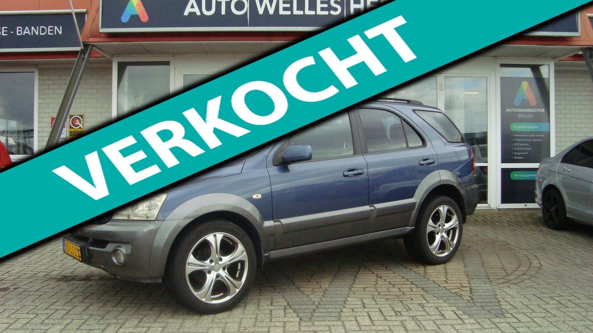 Kia Sorento 2.5 CRDi EX, Auto's, Kia, Stof, Gebruikt, 241 €/maand, Blauw