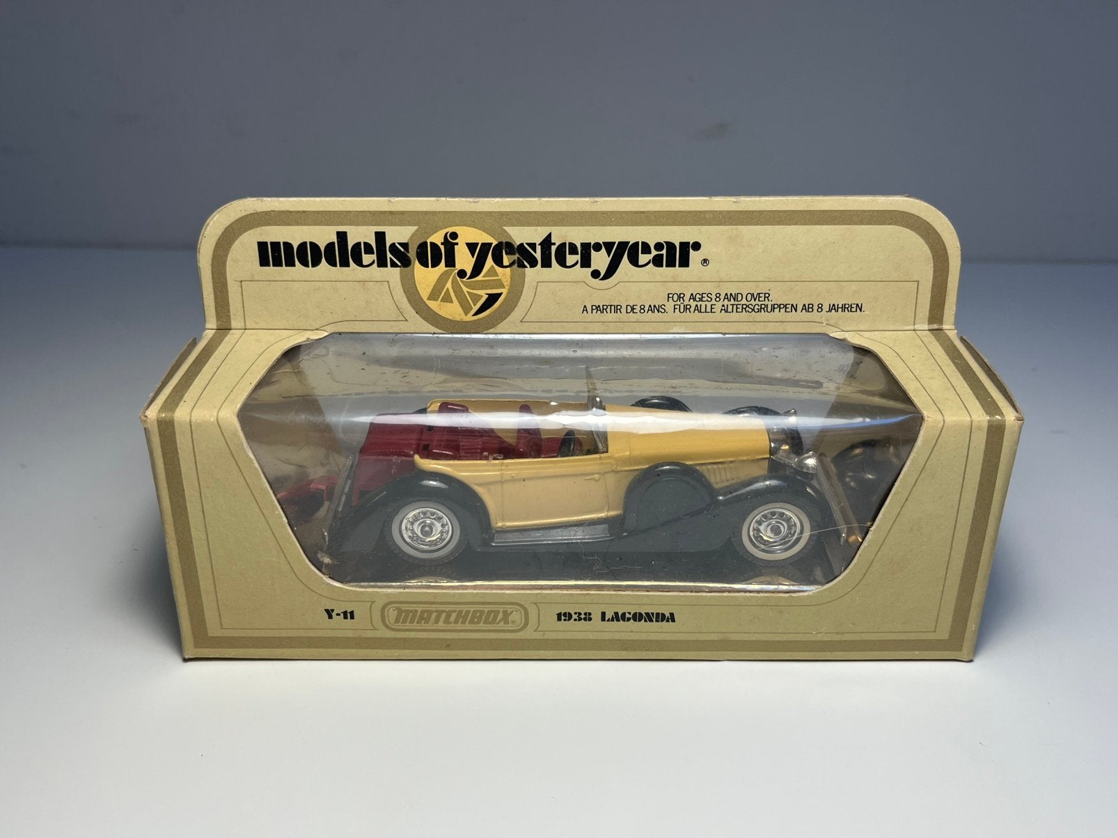 Matchbox Models Of Yesteryear - 1938 Lagonda - Schaal 1:43, Ophalen of Verzenden, Zo goed als nieuw, Auto, Matchbox
