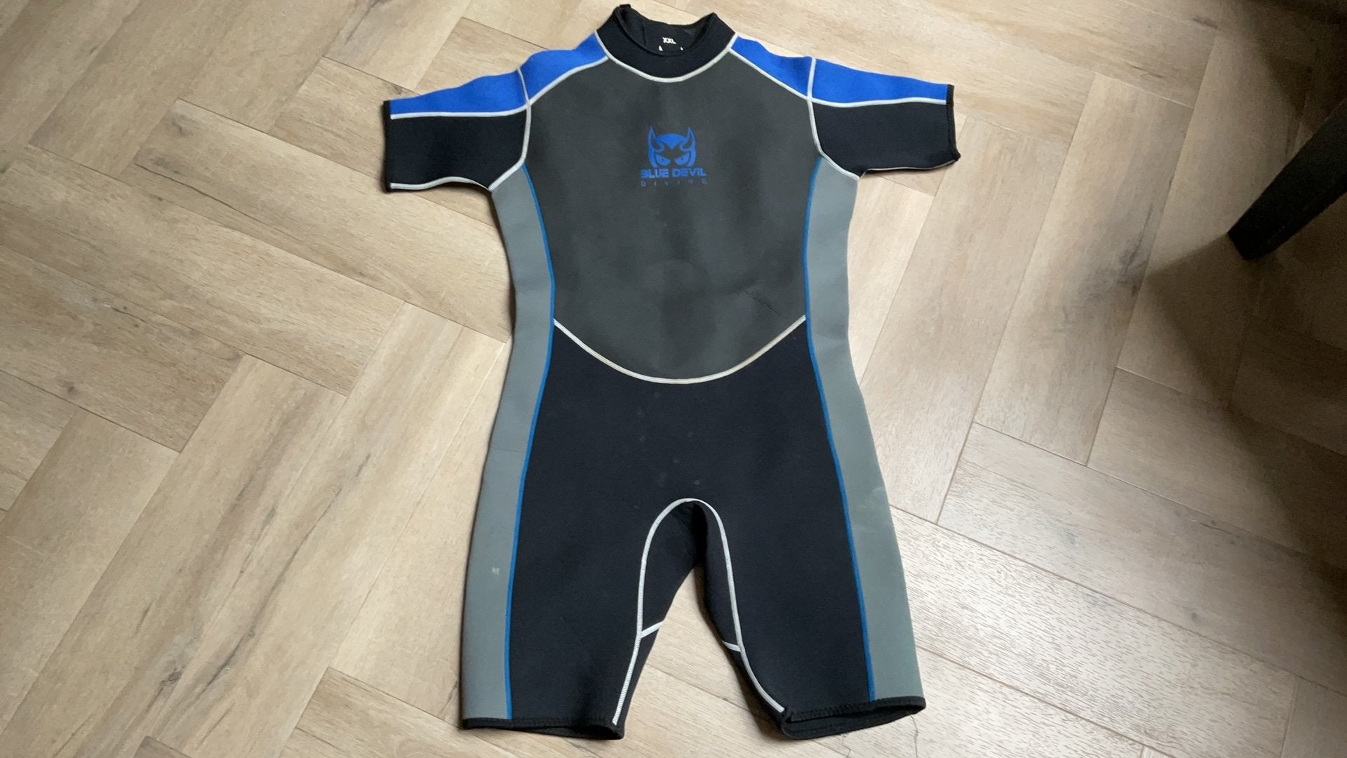 Duikpak blue devil xxL diving, Watersport en Boten, Watersportkleding, Ophalen of Verzenden, Zo goed als nieuw, Heer, Wetsuit