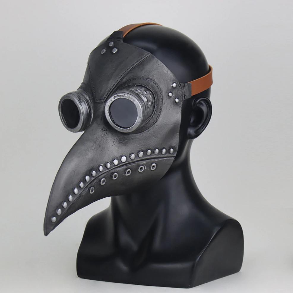 Zwart Plaag Masker Vogel Snavel Plague Horror Carnaval Eng, Verzenden, Nieuw, Feestartikel, Halloween of Griezel