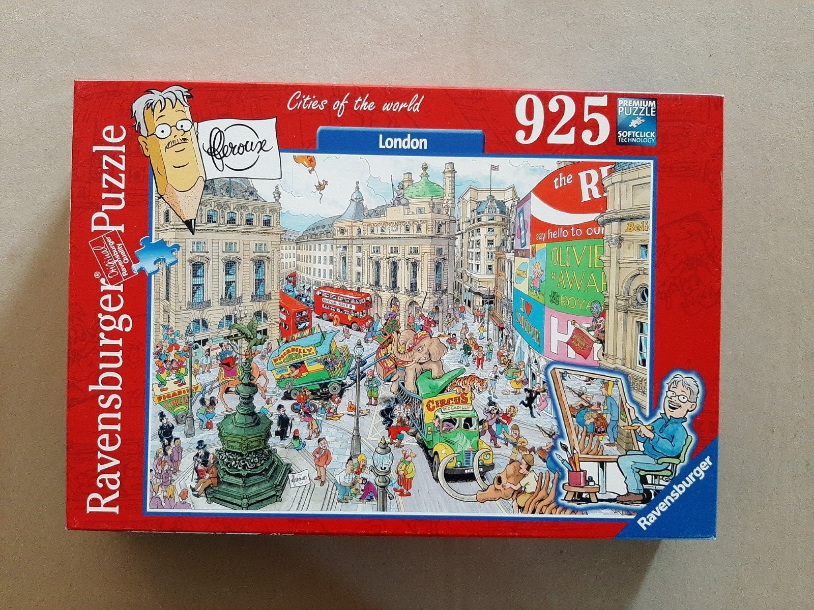 Cities of the world  London, Hobby en Vrije tijd, Ophalen of Verzenden, 500 t/m 1500 stukjes, Zo goed als nieuw, Legpuzzel