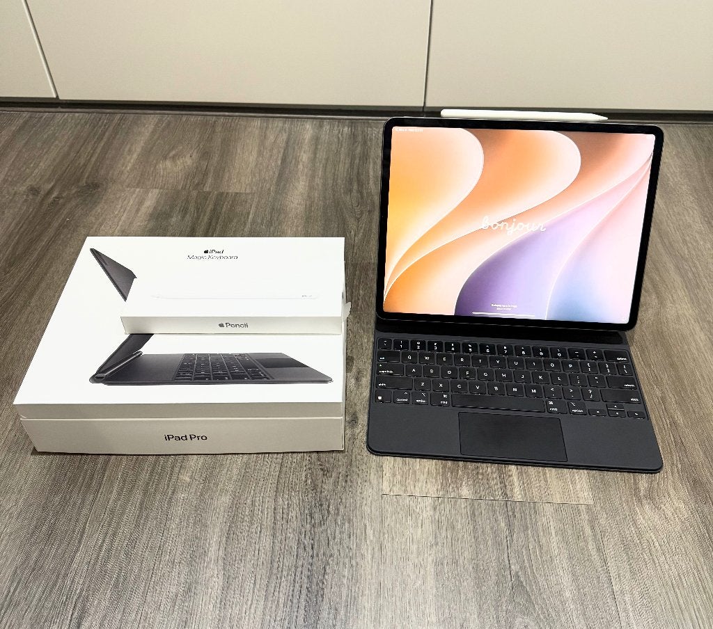 iPad Pro 12.9 M1 (256GB) met Magic Keyboard & Apple Pencil, Computers en Software, 13 inch of meer, Apple iPad, Ophalen of Verzenden